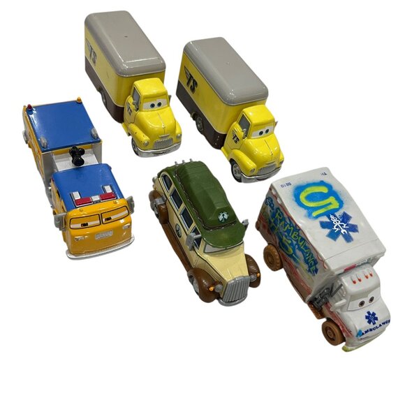 Disney Planes Fire & Rescue Die-Cast Lot Ol’ Jammer, Dr. Damage, Pulaski, Dustin - Picture 1 of 16